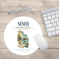 Thumbnail for Memanbetsu Airport (MMB) design on white round mouse pad
