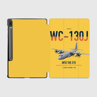 Thumbnail for WC-130J Hurricane Hunter design on yellow samsung tablet tablet case