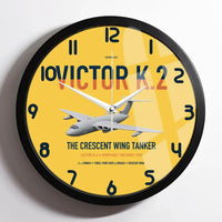 Thumbnail for Handley Page Victor K.2 design on yellow framed wall clock