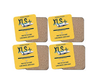 Thumbnail for Cessna Citation XLSPlus design on yellow 4 pieces set coaster