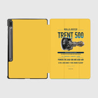 Thumbnail for TRENT 500 design on yellow samsung tablet tablet case