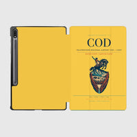 Thumbnail for Yellowstone Regional Airport (COD) design on yellow samsung tablet tablet case