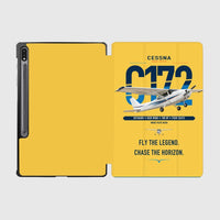 Thumbnail for Cessna 172 Skyhawk design on yellow samsung tablet tablet case
