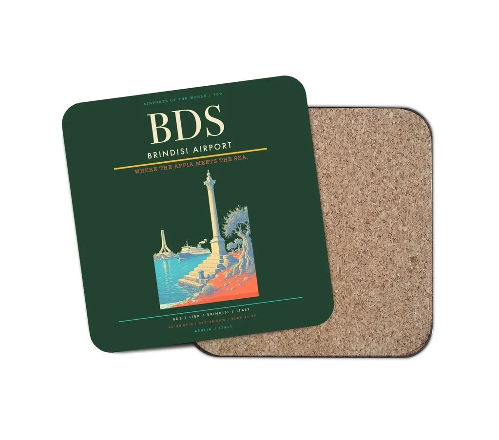 Brindisi Airport BDS Coaster 1-Piece - Dark Green