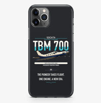Thumbnail for Socata TBM 700 design on black magsafe iphone case, for iPhone Pro Max