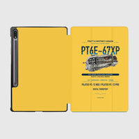 Thumbnail for PT6E-67XP design on yellow samsung tablet tablet case