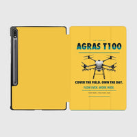 Thumbnail for DJI Agras T100 design on yellow samsung tablet tablet case