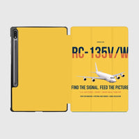 Thumbnail for RC-135V W Rivet Joint design on yellow samsung tablet tablet case