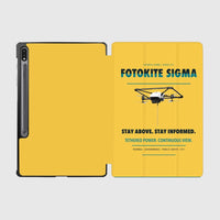 Thumbnail for Fotokite Sigma design on yellow samsung tablet tablet case