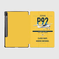 Thumbnail for Tecnam P92 Echo MkII design on yellow samsung tablet tablet case