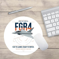 Thumbnail for Eurofighter Typhoon FGR4 design on white round mouse pad