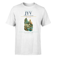 Thumbnail for Jyväskylä Airport (JYV) T-Shirt single-side front print in White | jyväskylä-airport-jyv-double-side-t-shirt