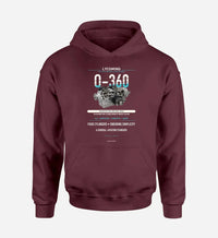 Thumbnail for O-360 design on dark red hoodie single side