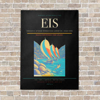 Thumbnail for Terrance B. Lettsome International Airport EIS — Road Town vertical canvas print - no frame - black background