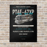 Thumbnail for PT6E-67XP vertical canvas print - no frame - black background
