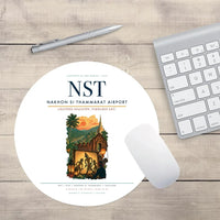 Thumbnail for Nakhon Si Thammarat Airport (NST) design on white round mouse pad