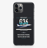 Thumbnail for Beechcraft Bonanza G36 design on black magsafe iphone case, for iPhone Pro Max