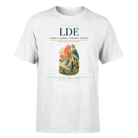 Thumbnail for Tarbes–Lourdes–Pyrénées Airport (LDE) T-Shirt single-side front print in White | tarbeslourdespyrénées-airport-lde-double-side-t-shirt