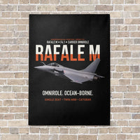 Thumbnail for Dassault Rafale M F4.1 Carrier Omnirole Network vertical canvas print - no frame - black background