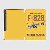 Thumbnail for F-82B Twin Mustang design on yellow samsung tablet tablet case