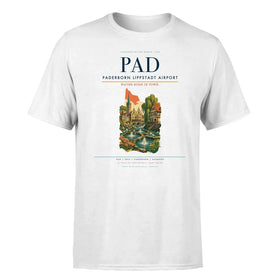 Single-Side Printing — Paderborn Lippstadt Airport (PAD) Double-Side T-Shirt
