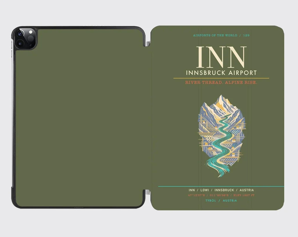 Innsbruck Airport INN - Inn Valley Alpine Weave - Green Army