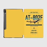 Thumbnail for Air Tractor AT-802F design on yellow samsung tablet tablet case