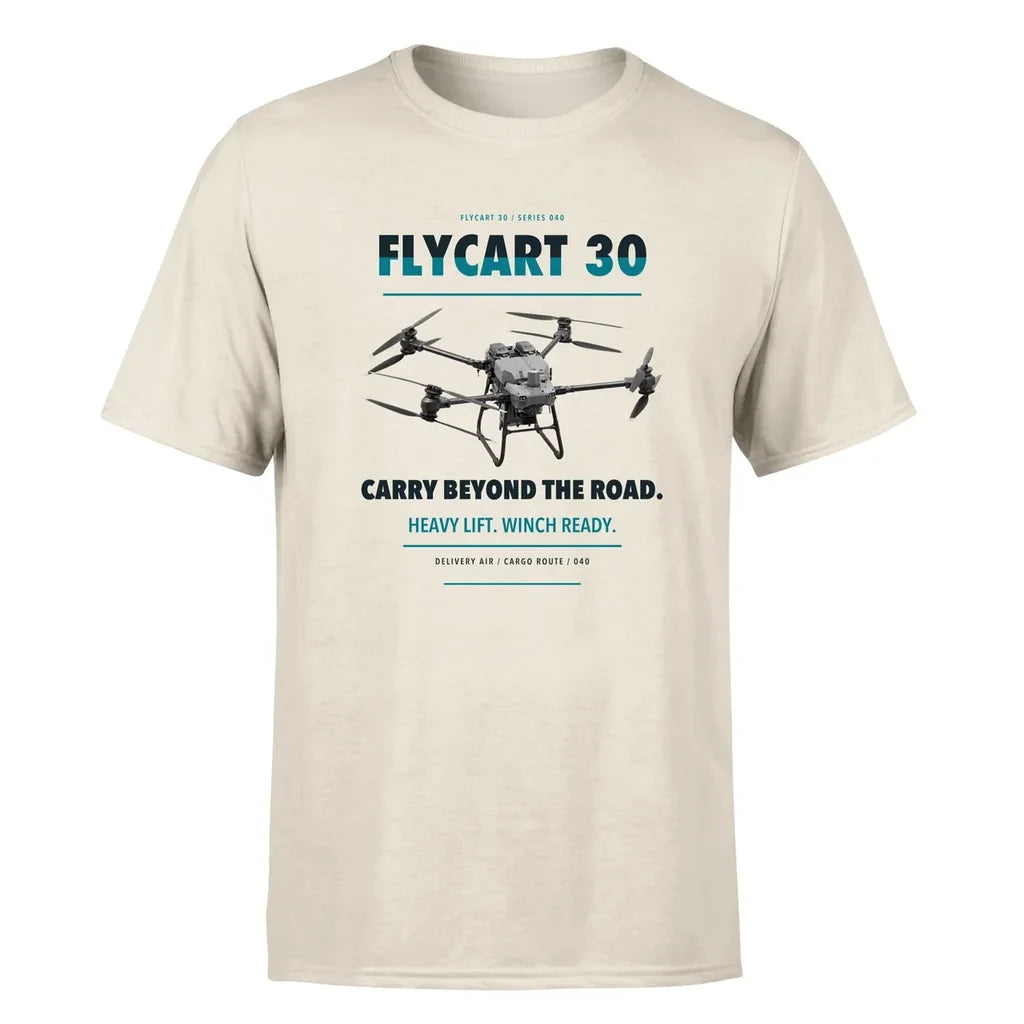 DJI FlyCart 30 design on beige single side