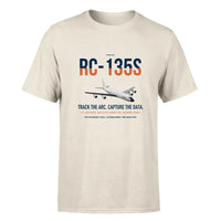Thumbnail for RC-135S Cobra Ball design on beige double-side t-shirt, single-side print