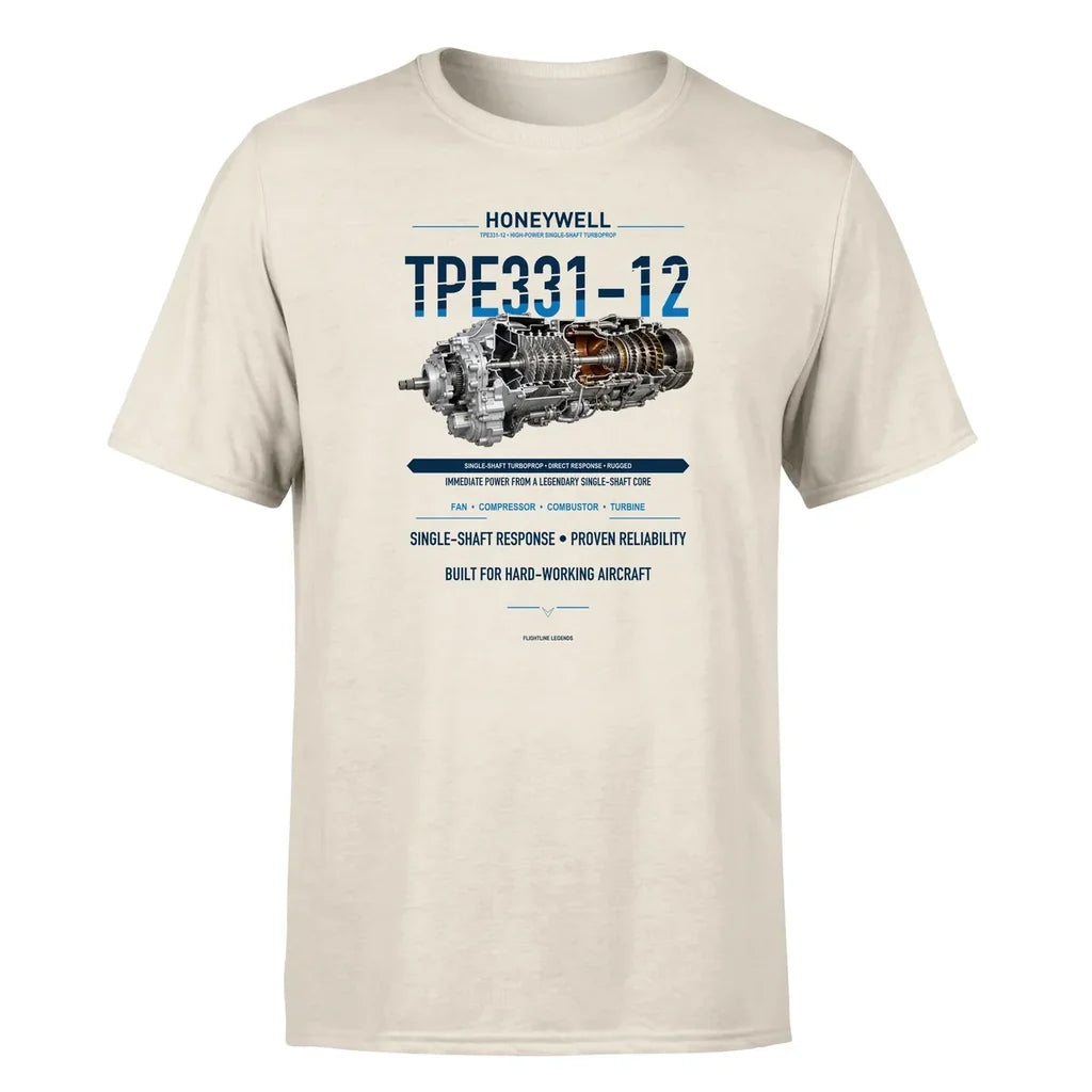 TPE331-12 design on beige single side