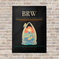 Thumbnail for Wiley Post–Will Rogers Memorial Airport BRW — Utqiagvik vertical canvas print - no frame - black background