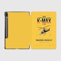 Thumbnail for Kaman K-1200 K-MAX design on yellow samsung tablet tablet case
