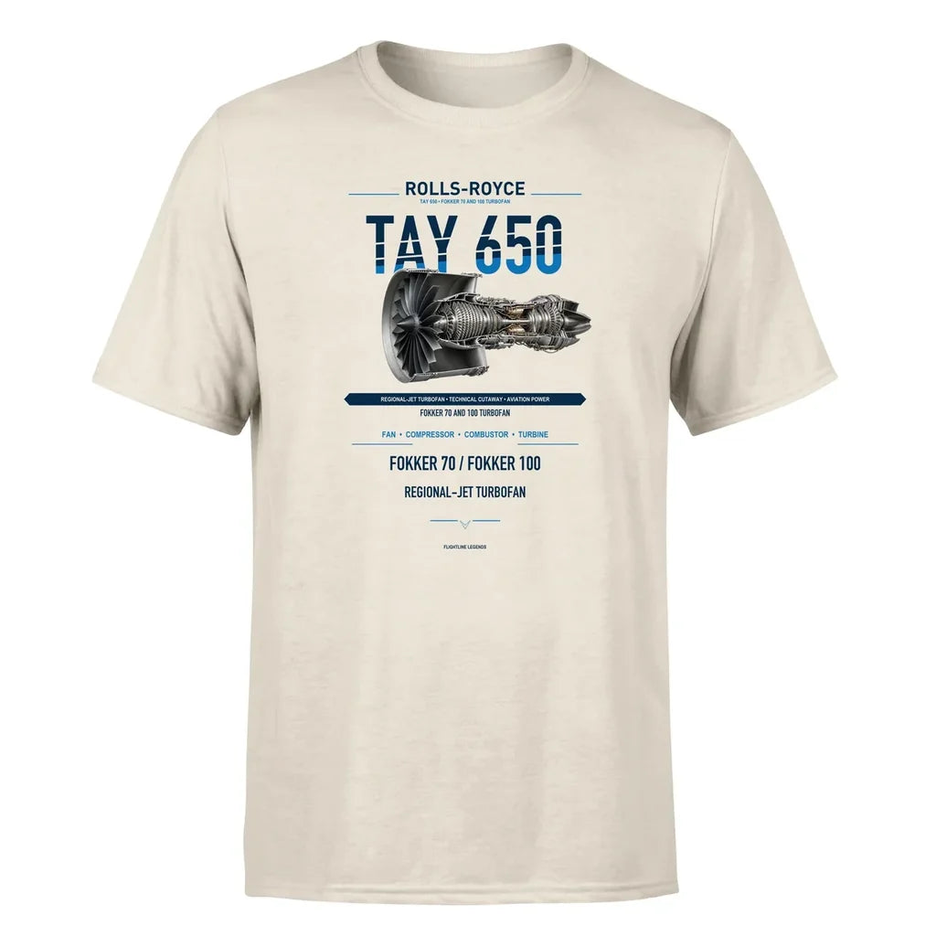 TAY 650 design on beige single side