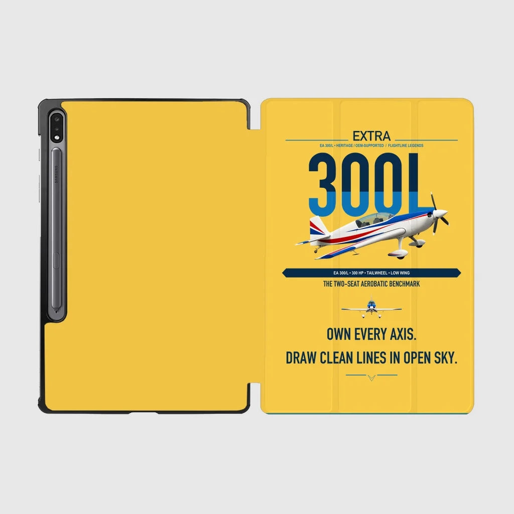 Extra 300L design on yellow samsung tablet tablet case