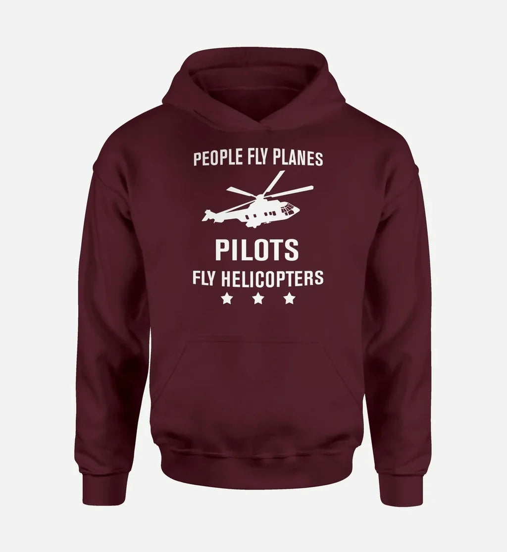 People Fly Planes Pilots Fly Hoodie - view 4