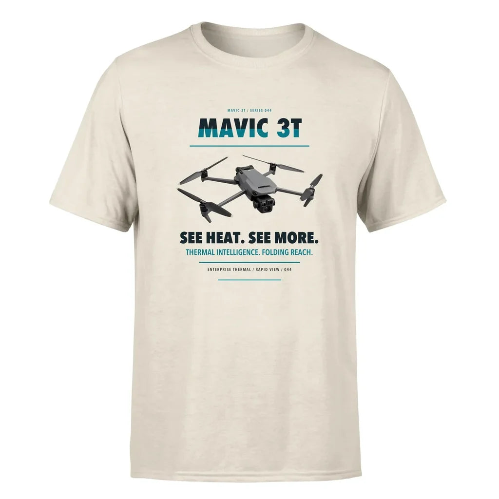 DJI Mavic 3 Thermal design on beige single side