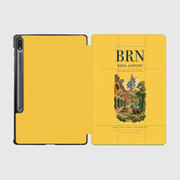 Thumbnail for Bern Airport (BRN) design on yellow samsung tablet tablet case