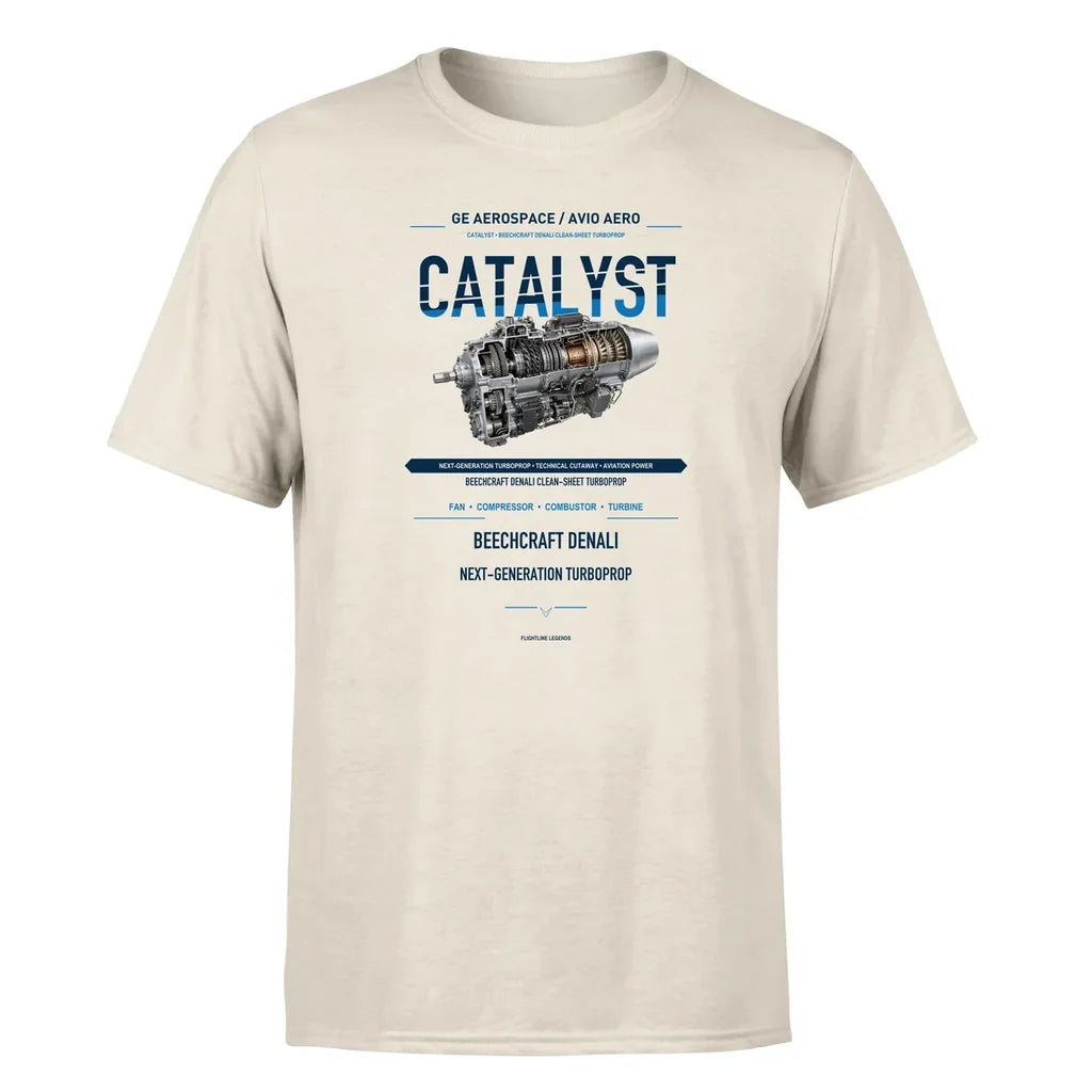 CATALYST design on beige single side