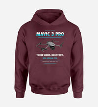 Thumbnail for DJI Mavic 3 Pro design on dark red hoodie single side