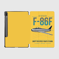 Thumbnail for F-86F Sabre design on yellow samsung tablet tablet case