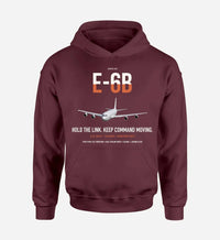 Thumbnail for E-6B Mercury design on dark red double-side hoodie, single-side print