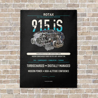 Thumbnail for 915 iS vertical canvas print - no frame - black background