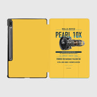 Thumbnail for PEARL 10X design on yellow samsung tablet tablet case