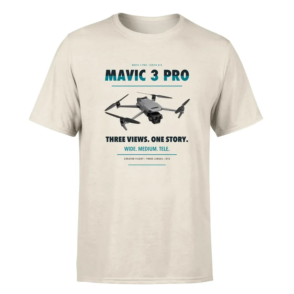 DJI Mavic 3 Pro design on beige single side