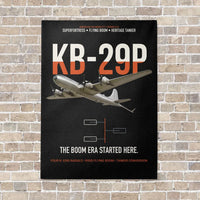 Thumbnail for KB-29P SUPERFORTRESS vertical canvas print - no frame - black background