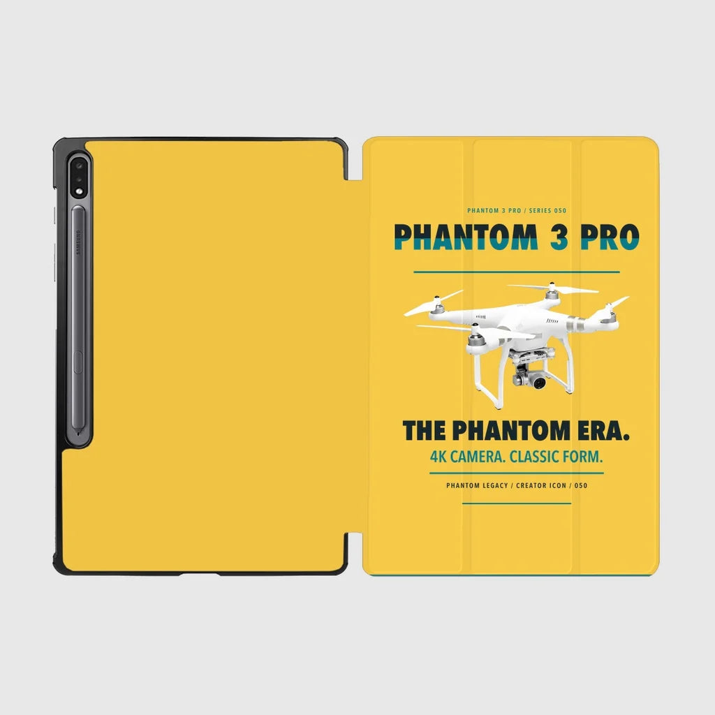 DJI Phantom 3 Professional design on yellow samsung tablet tablet case