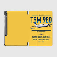 Thumbnail for Daher TBM 980 design on yellow samsung tablet tablet case