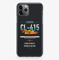 Thumbnail for Canadair CL-415 design on black magsafe iphone case, for iPhone Pro Max