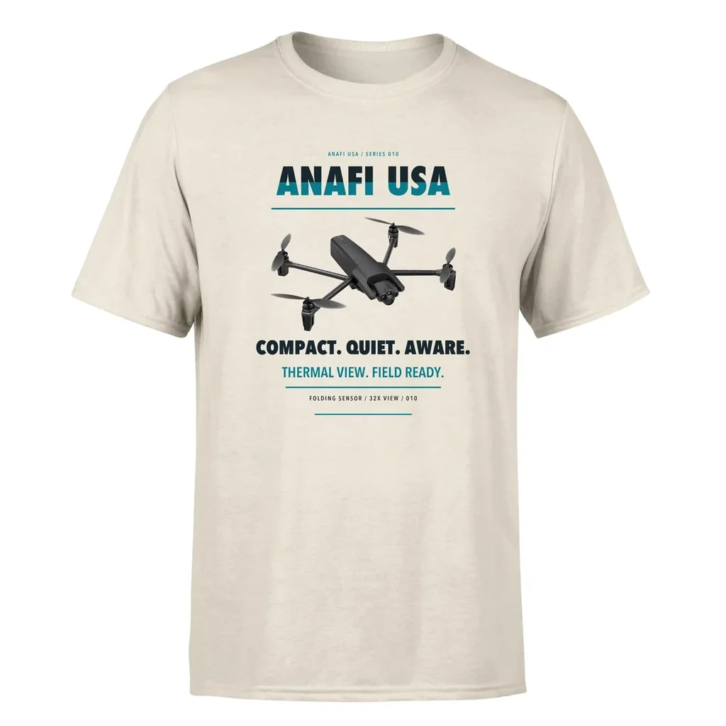 Parrot ANAFI USA design on beige single side