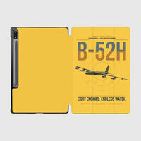 Thumbnail for B-52H Stratofortress design on yellow samsung tablet tablet case